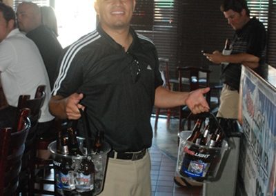 Man at bar